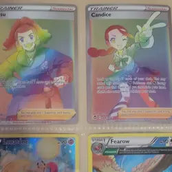 Pokemon TCG 9 Card Lot Holo & Regular Gengar V Iron Jugulis Lunatone Fearow Zisu - Image 3