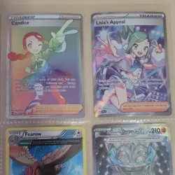 Pokemon TCG 9 Card Lot Holo & Regular Gengar V Iron Jugulis Lunatone Fearow Zisu - Image 5