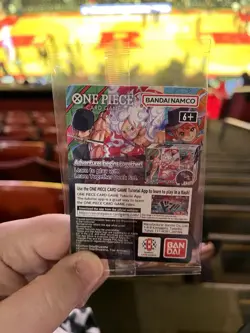 Bandai Namco One Piece Card Game Monkey D. Luffy Promo US Voyage and Poster - Image 2