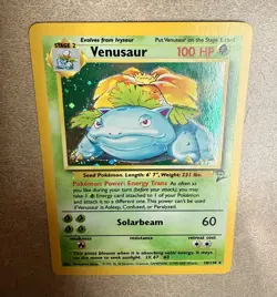 Pokemon TCG Venusaur Base Set 2 Holo Unlimited Rare Card 18/130 NM Condition - Image 3