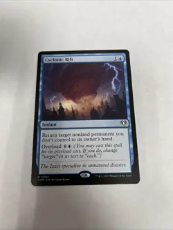 Cyclonic Rift Nonfoil Commander Masters Card #0084 MTG LP - Image 1