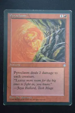 Magic The Gathering MTG PYROCLASM Ice Age MP Moderately Played - Image 1