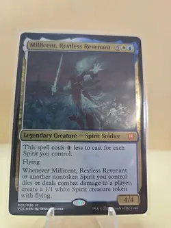 Millicent, Restless Revenant- Thick Stock Commander: Innistrad: Crimson Vow Foil - Image 1
