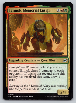 Tannuk, Memorial Ensign - Edge of Eternities - MTG - Image 1