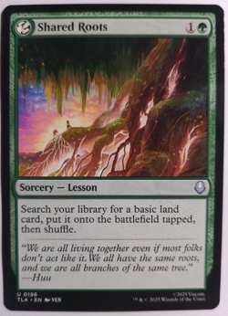 MTG Magic The Gathering - Shared Roots - TLA (#196) REG NM - Image 1