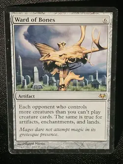Mtg 🔥🔥 Ward of Bones🔥🔥 RARE Eventide Regular MT/NM Magic the Gathering - Image 1