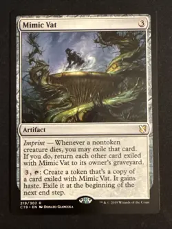 1x Mimic Vat (219) Commander 2019 LP MTG Magic the Gathering x1 MKE - Image 1