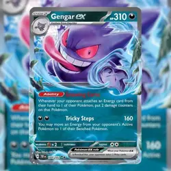 Gengar EX 104/162 Double Rare Holo - Temporal Forces TEF NM/M - Pokemon TCG - Image 1