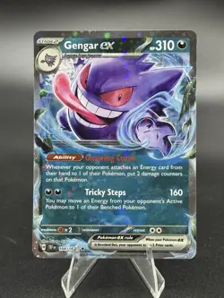Gengar EX - 104/162 - Temporal Forces - Double Rare - NM - Pokemon TCG Card - Image 1
