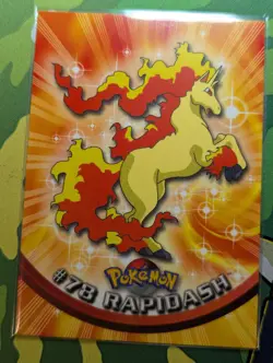 Topps Pokemon Card - Rapidash 78 - Series 2 - Very Light Play - NON HOLO - Image 1