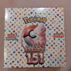 2023 Pokemon TCG Japanese 151 Booster Box SV2A Factory SEALED shrink - Image 1