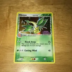 Vibrava ~ 54/110 ~ Stamped Holo ~ EX HOLON PHANTOMS ~ NM ~ Pokemon Card - Image 1