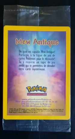 Carte Pokemon Mew Antique FR , ancient mew Promo Wizards Scellee neuve - Image 1