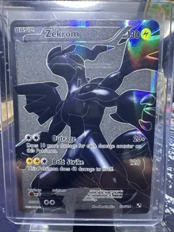 2011 POKEMON BLACK & WHITE ZEKROM FULL ART #114 NEAR MINT - Image 1