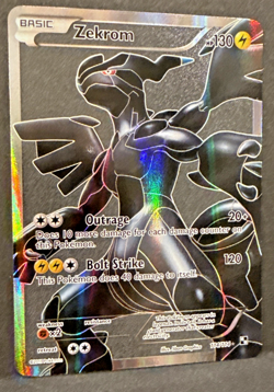 Pokemon TCG Zekrom full art Holo Ultra Rare Card 114/114 Black & White - NM - Image 2