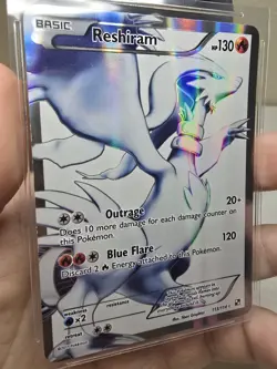 Pokemon TCG Reshiram Black and White Holo Card Full Art 113/114 Near Mint 🔥 - Image 4