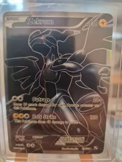 2011 Pokemon Black & White Zekrom Full Art #114/114 Ultra Rare NM - Image 1