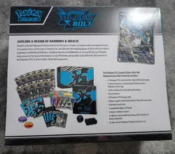 Pokemon Center TCG Scarlet & Violet Black Bolt Etb Factory Sealed NEW - Image 2