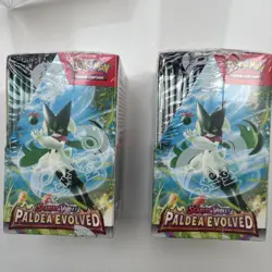 Pokemon Paldea Evolved Half Booster Box Brand New & Sealed x2 with cases - Image 3