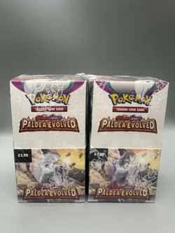 Pokemon Paldea Evolved Half Booster Box x2 - 36 Packs Total - Brand New & Sealed - Image 1
