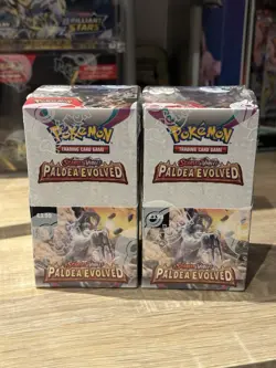 Pokemon Paldea Evolved Half Booster Box New & Sealed x2 - Image 1