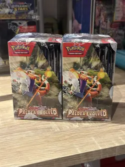 Pokemon Paldea Evolved Half Booster Box New & Sealed x2 - Image 4