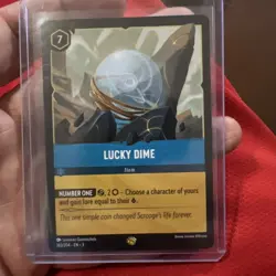 Lucky Dime 165/204 Into the Inklands Legendary Non-Foil Disney Lorcana TCG - Image 1