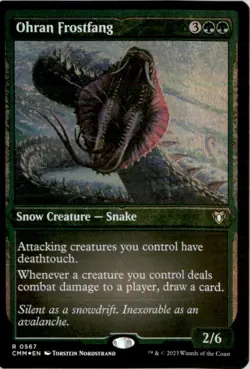 Ohran Frostfang (Foil Etched) Commander Masters CMM Foil NM - Image 1