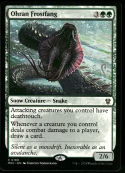 1x Ohran Frostfang - Commander: Murders at Karlov Manor - NM - MTG - Image 1