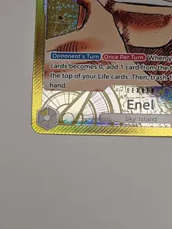 2023 One Piece Awakening of the New Era Enel Alternate Art Leader #OP05-098 - Image 4