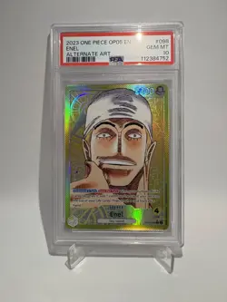 One Piece Enel Alt Art Leader OP05-098 Awakening of the New Era PSA 10 GEM MINT - Image 1