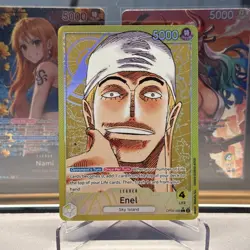 One Piece Enel (Alternate Art) OP05-098 Awakening of the New Era Foil LP - Image 1