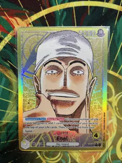 One Piece Enel (Alternate Art) OP05-098 Awakening of the New Era Foil NM - Image 1