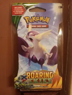Nintendo Pokemon TCG Roaring Skies Sleeved Booster Pack - 10 Cards/Random Art 820650109751 - Image 1