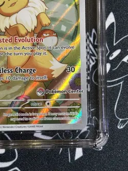 Eevee SVP EN 173 Pokemon Center Stamped Promo Prismatic Evolutions PC ETB CGC 10 - Image 3