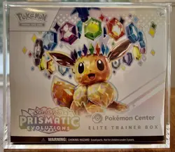 2025 Pokemon Prismatic Evolutions Pokemon Center Elite Trainer Box PC ETB - Image 1
