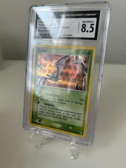 2004 Pokemon Zubat EX Hidden Legends 83/101 Reverse Holo CGC 8.5 NM+ - Image 2