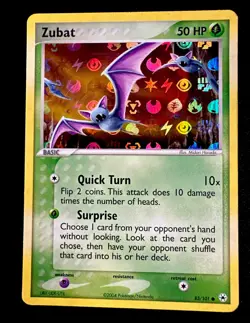 Zubat #83/101 LP Reverse Holo Hidden Legends Vintage Pokemon Card - Image 1