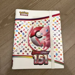 Pokemon Scarlet & Violet 151- Mew Card Binder Pokemon TCG Card Holder - Image 1
