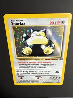 Snorlax Jungle 11/64 Unlimited Holo Rare 1999 Vintage WOTC Pokemon TCG LP+ - Image 3