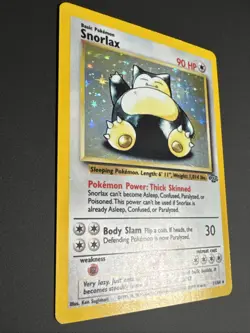 Snorlax Jungle 11/64 Unlimited Holo Rare 1999 Vintage WOTC Pokemon TCG LP+ - Image 4