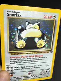 Snorlax Jungle 11/64 Unlimited Holo Rare 1999 Vintage WOTC Pokemon TCG LP+ - Image 5