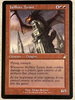 Hellkite Tyrant (Retro Frame) Ravnica Remastered Regular - Image 1
