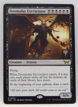 MTG - Duskmourn House of Horror Promo 0094 - DOOMSDAY EXCRUCIATOR - Image 1