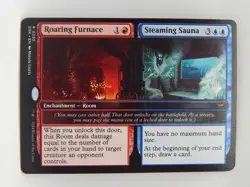 MTG Duskmourn House of Horror Promo 0230 - ROARING FURNANCE STEAMING SAUNA - Image 1
