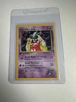 Sabrina’s Jynx 1st Edition Gym Heroes 59/132 WOTC Vintage Pokemon - Image 1