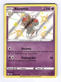 Alcremie Shining Fates: Shiny Vault #SV058 (2020) Holo NM Pokemon - Image 1