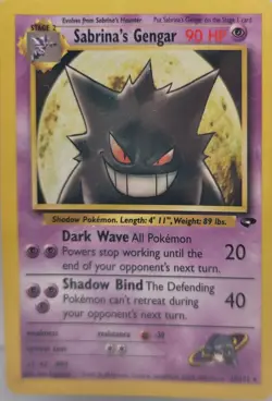Pokemon TCG Sabrina's Gengar Gym Challenge 29/132 Non-Holo Rare Unlimited NM - Image 1