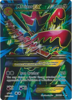 Heavily Played Mega-Scizor-EX - 120/122 - Full Art Ultra Rare Pokemon BREAKpoint - Image 1