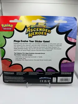 Pokemon Ascended Heroes Tech Sticker Collection Charmander New Sealed IN-HAND - Image 2